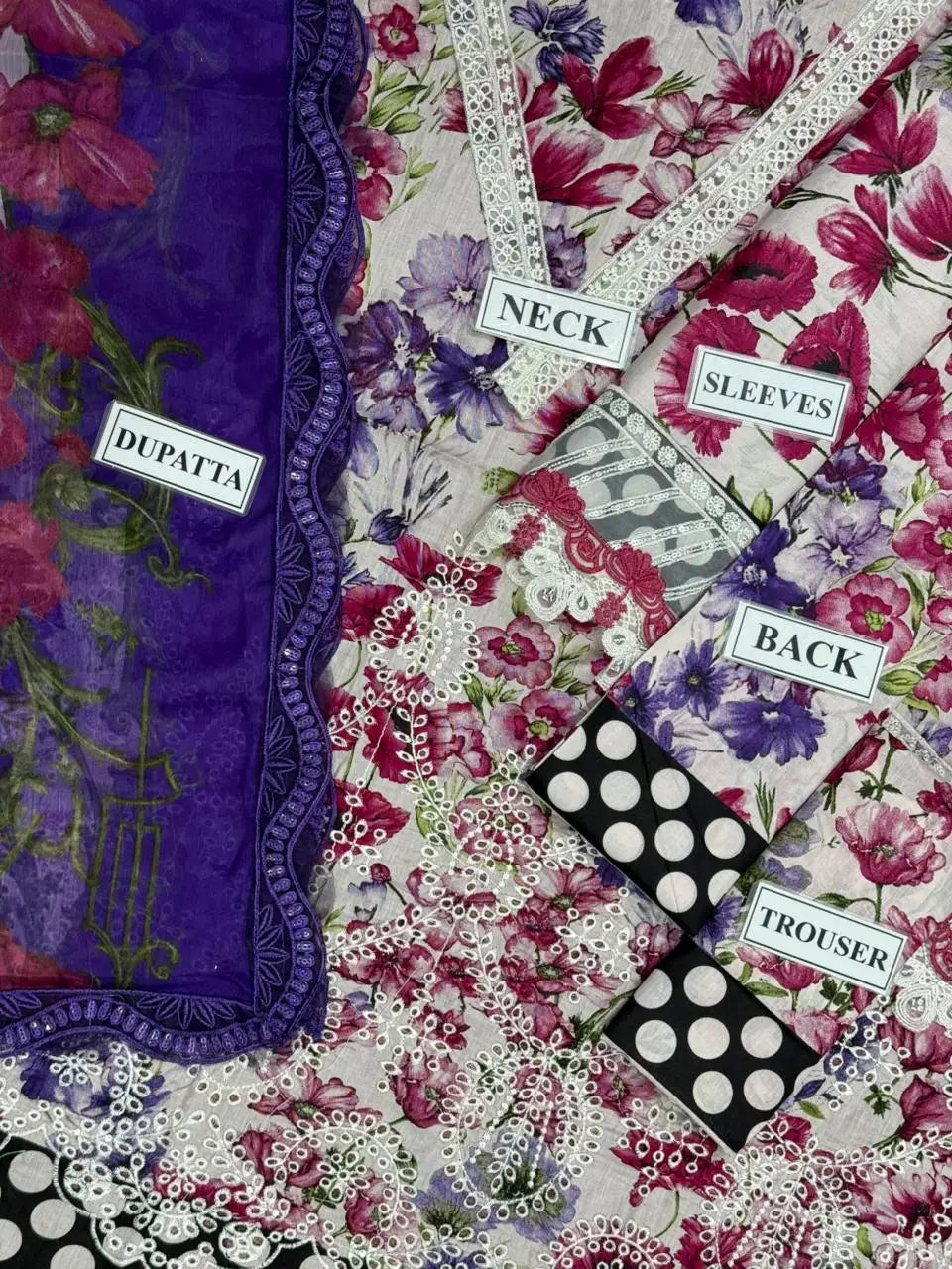 Maria B Unstitch Lawn & Chiffon Collection