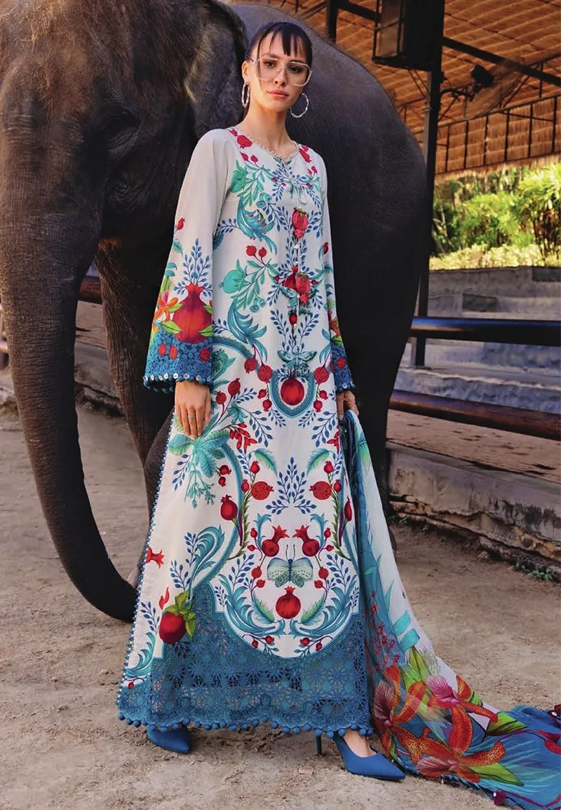 Maria B Unstitched Lawn & Chiffon Collection