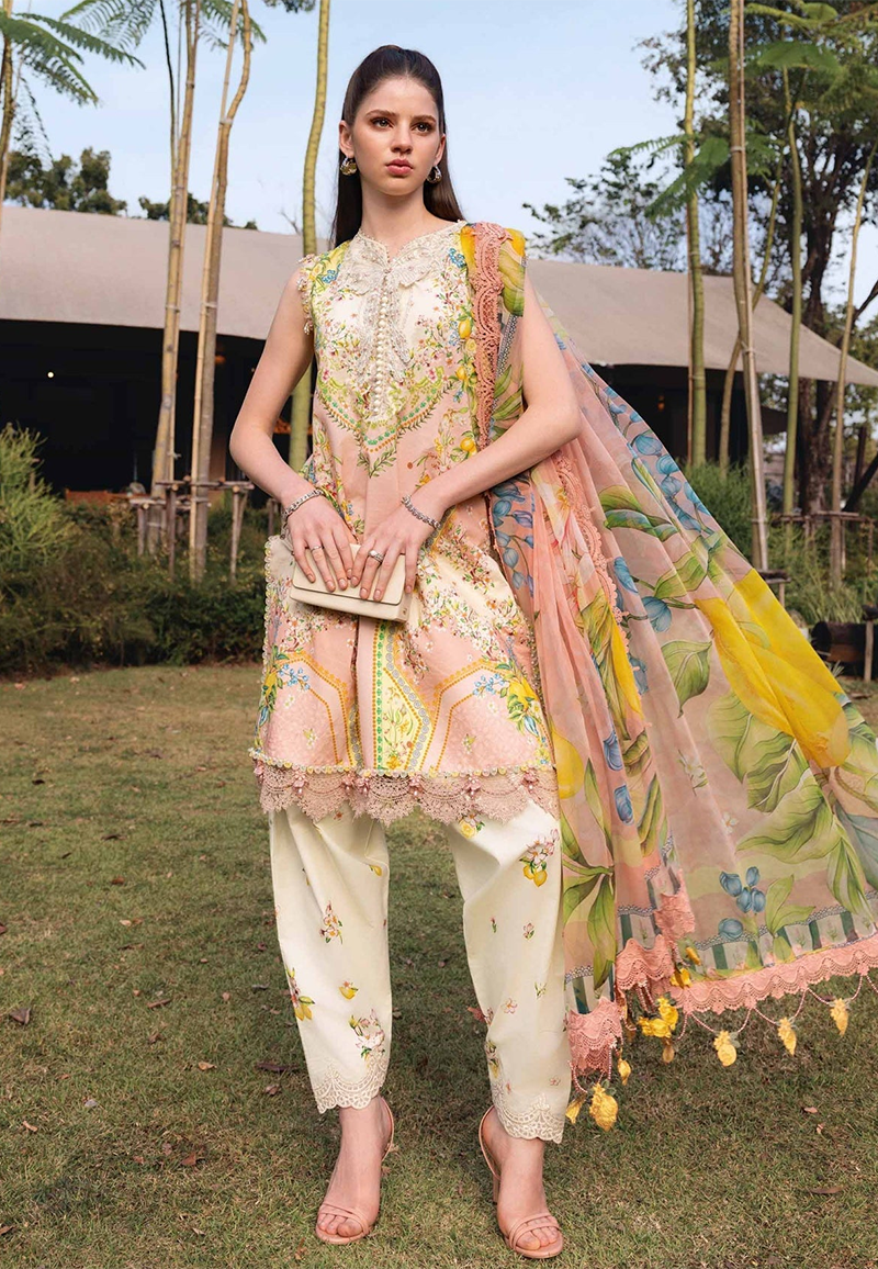 Maria B Unstitch Lawn Collection ZCUS-1006