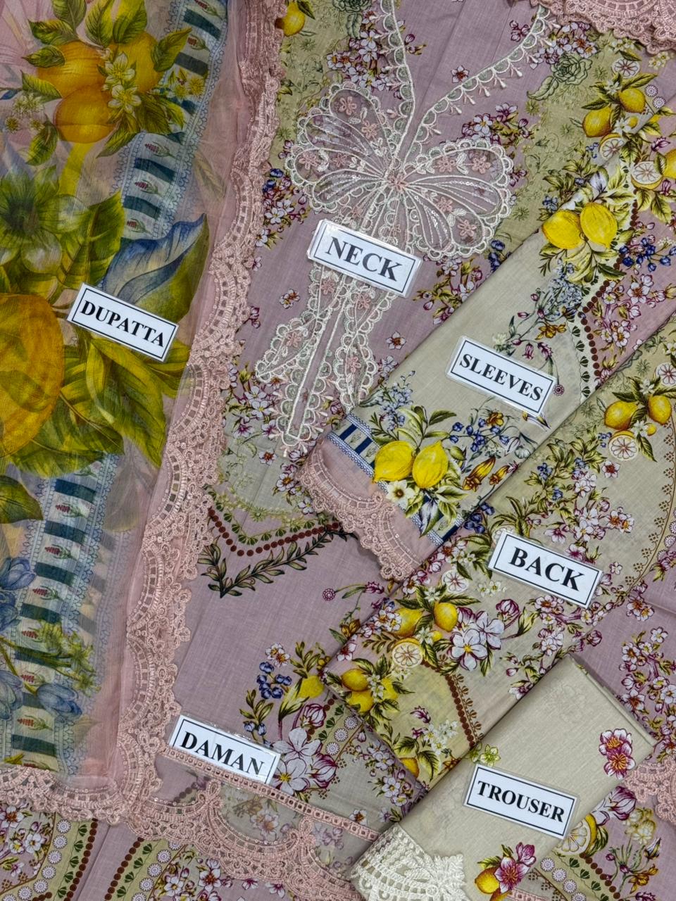 Maria B Unstitch Lawn Collection ZCUS-1006
