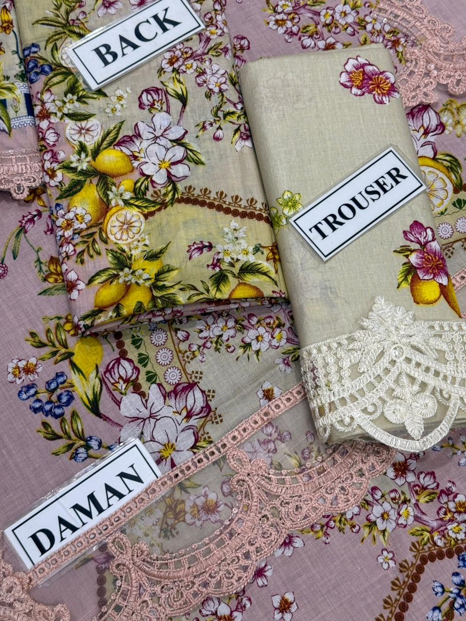 Maria B Unstitch Lawn Collection ZCUS-1006