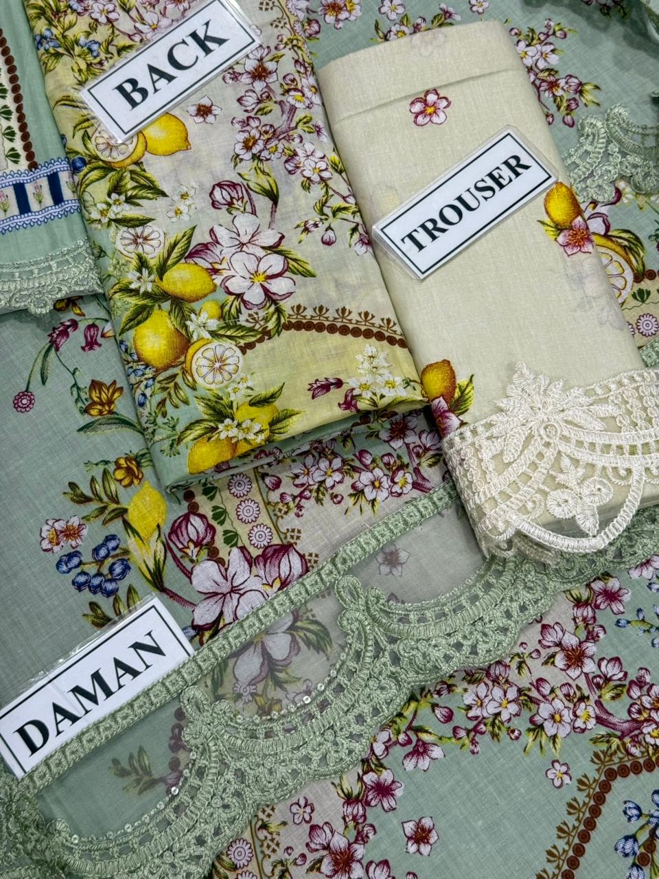 Maria B Unstitch Lawn Collection ZCUS-1007
