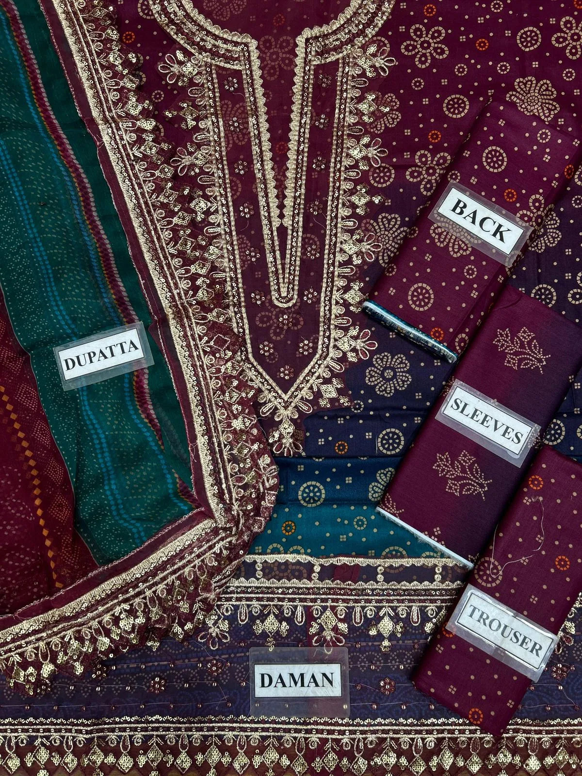 Nureh Unstitch Lawn Collection