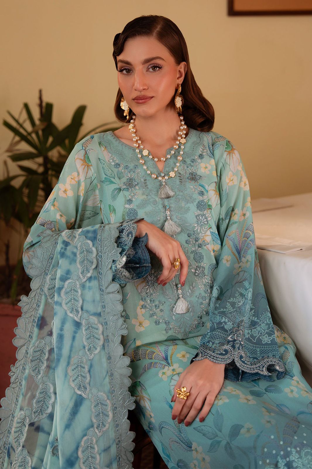 Nureh Unstitch Lawn Collection ZCUS-1008