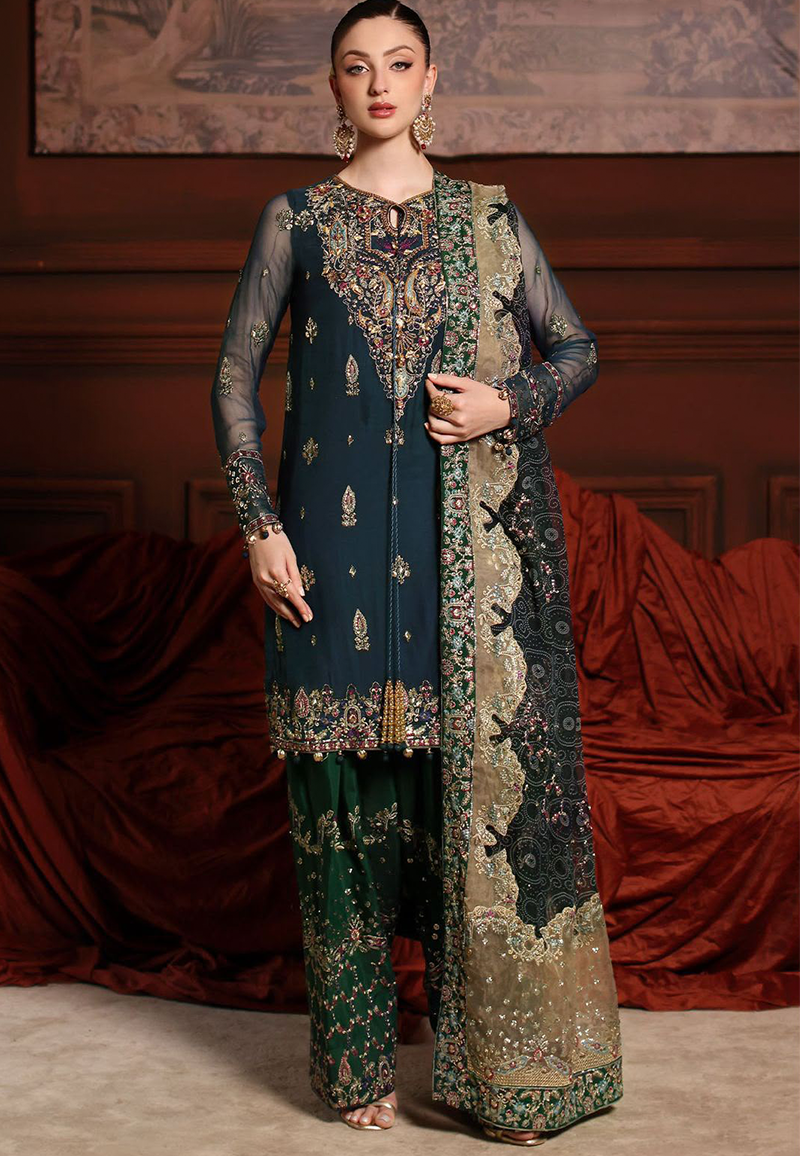 Nureh Unstitch Chiffon Collection ZCUS-1029