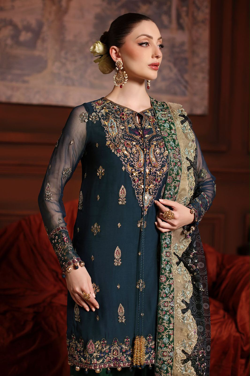 Nureh Unstitch Chiffon Collection ZCUS-1029