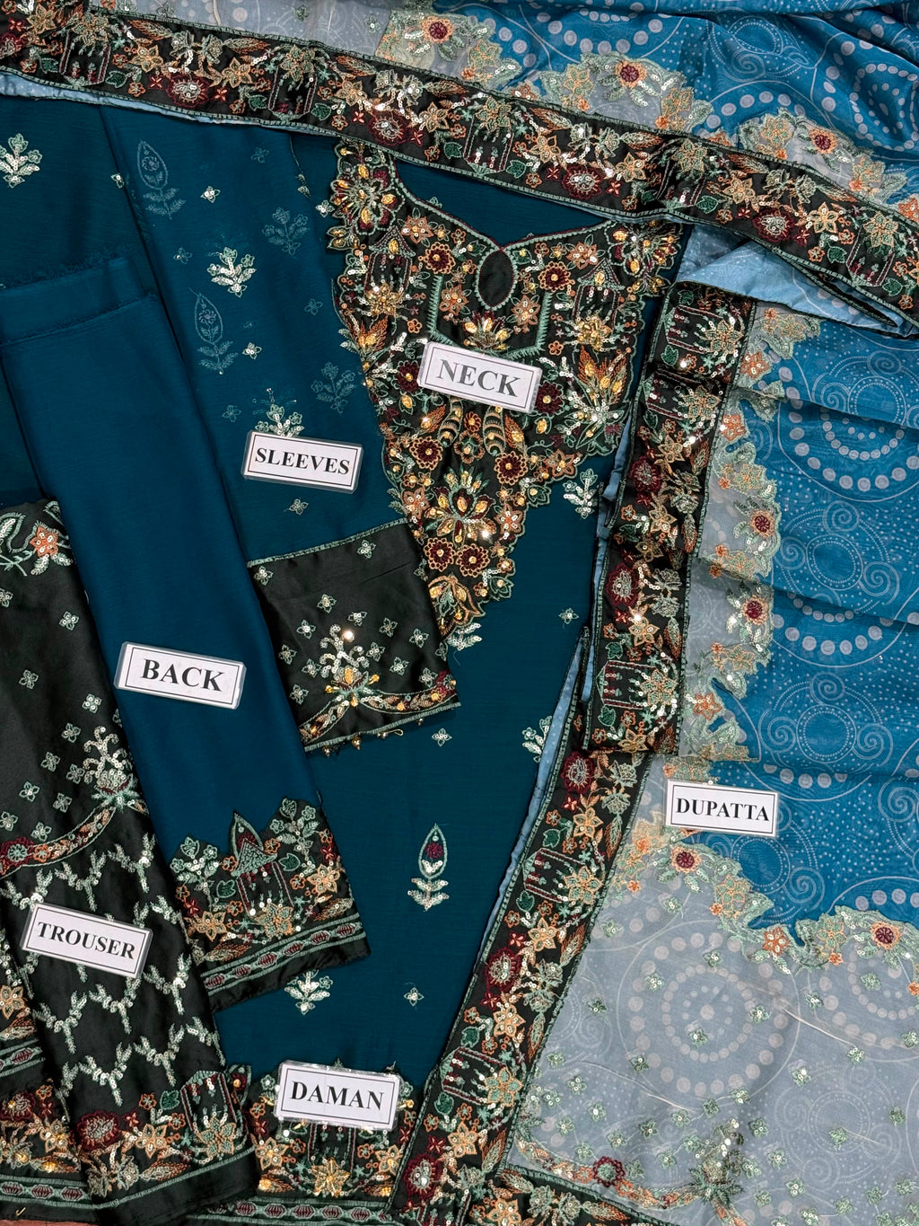 Nureh Unstitch Chiffon Collection ZCUS-1029