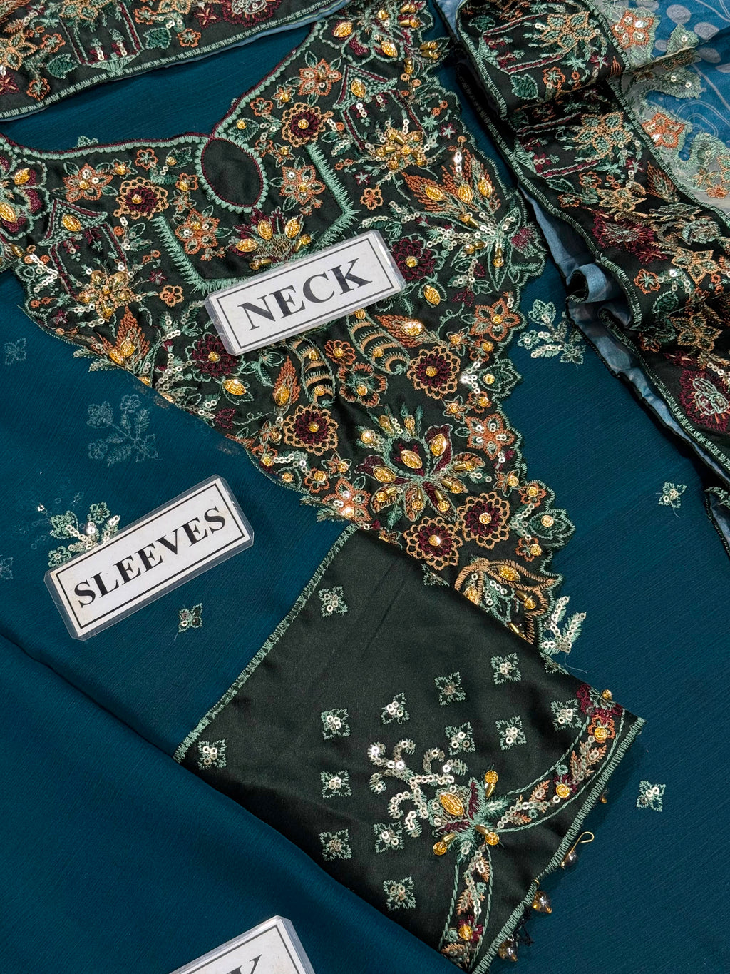 Nureh Unstitch Chiffon Collection ZCUS-1029