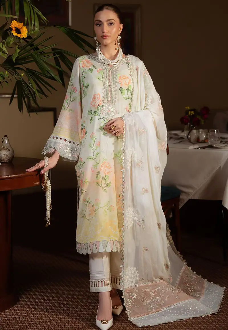Nureh Unstitched Lawn Collection