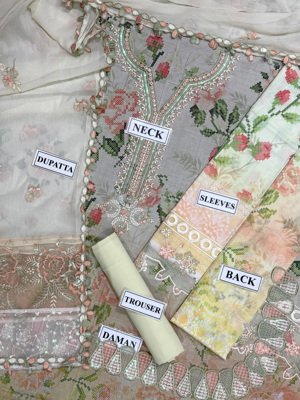 Nureh Unstitched Lawn Collection
