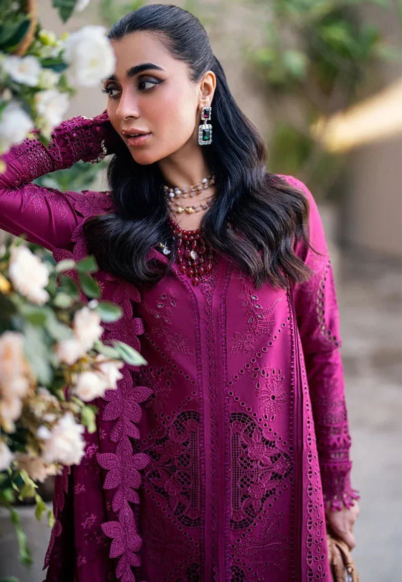 Qalamkar Unstitch Chikenkari Collection