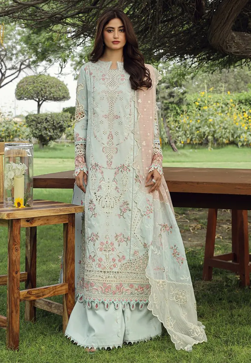 Qalamkar Unstitch Lawn collection