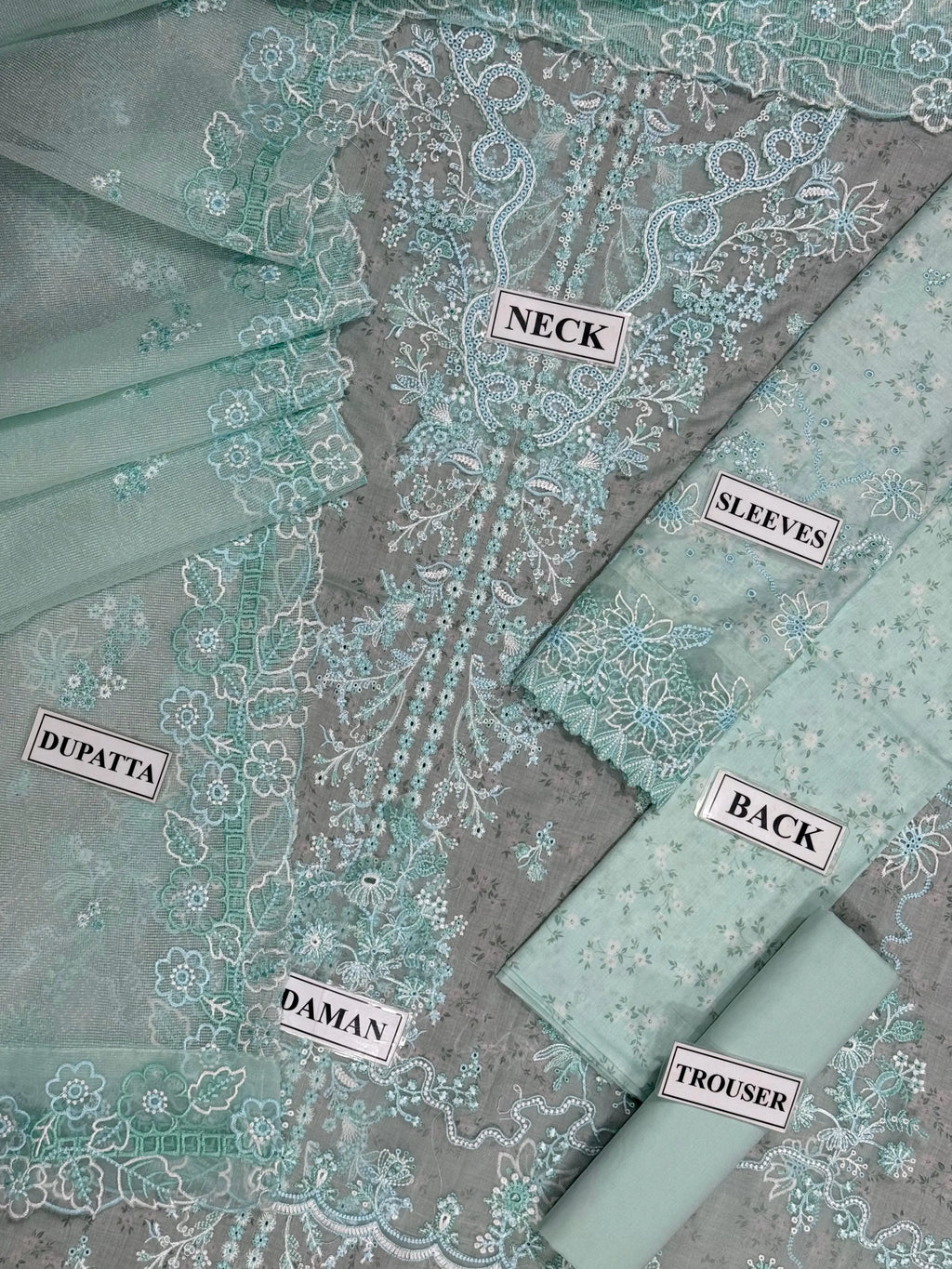 Qalamkar Unstitch Chikankari Lawn Collection