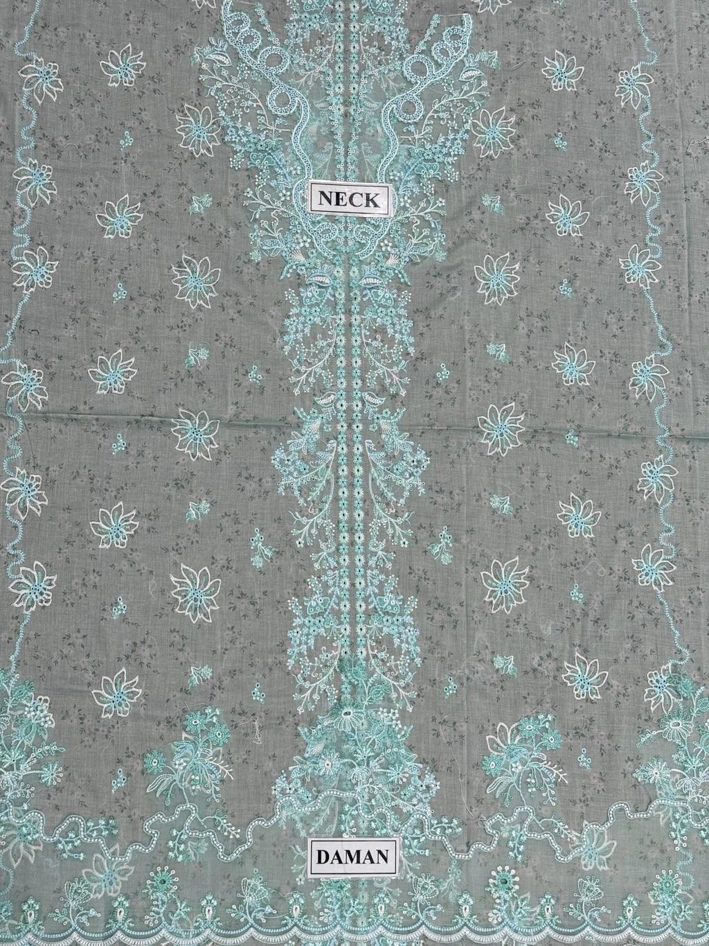 Qalamkar Unstitch Chikankari Lawn Collection