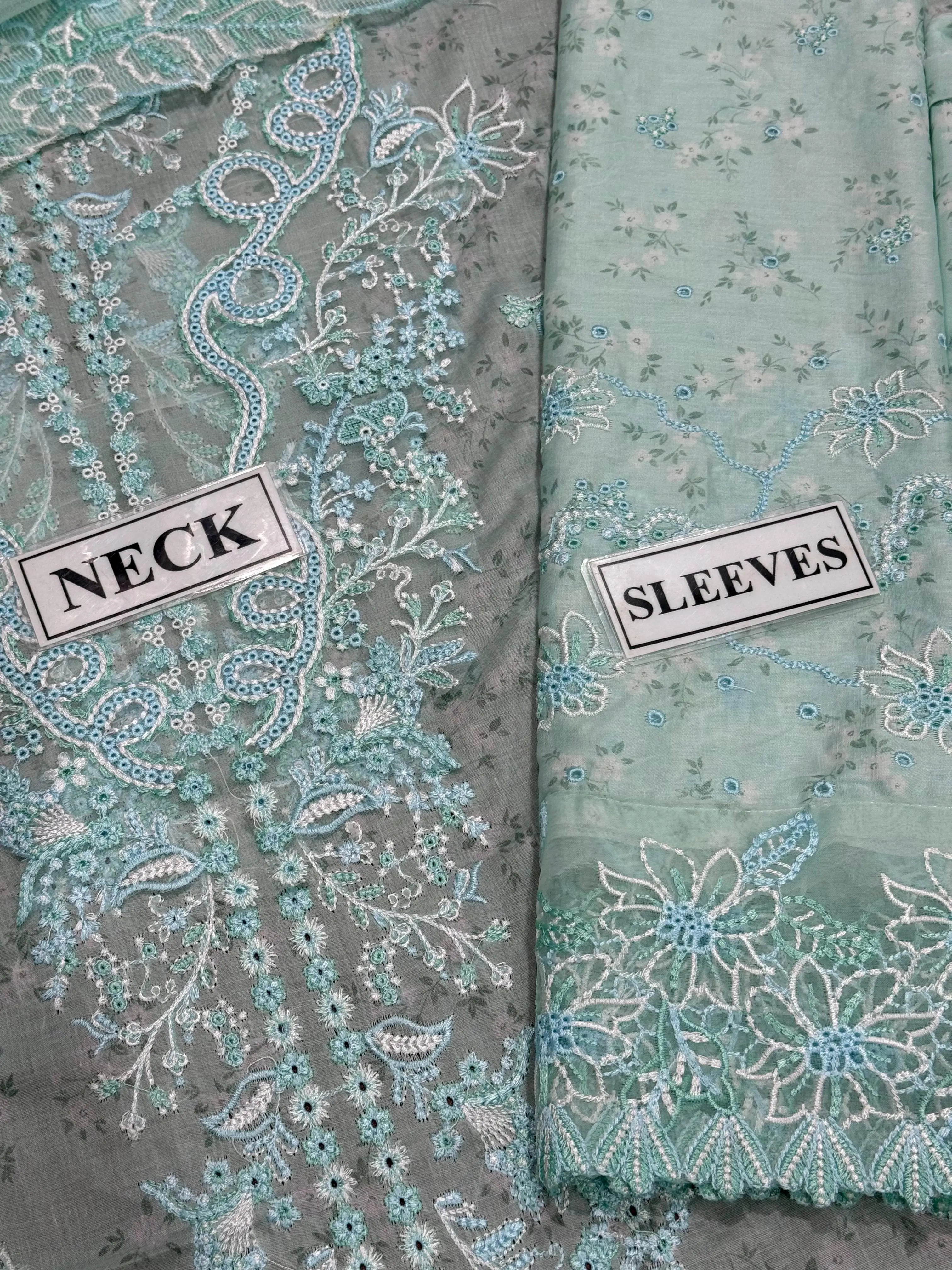 Qalamkar Unstitch Chikankari Lawn Collection