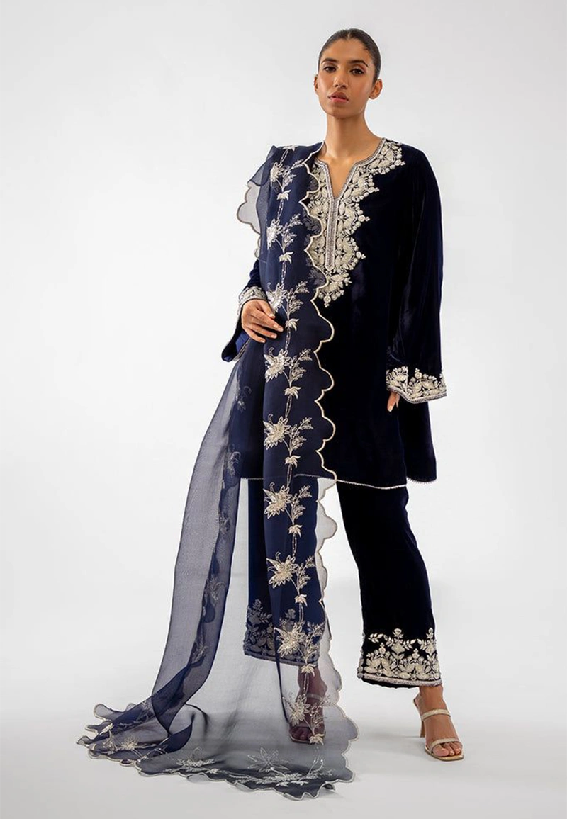 Sania Maskatiya Unstitch Velvet Collection
