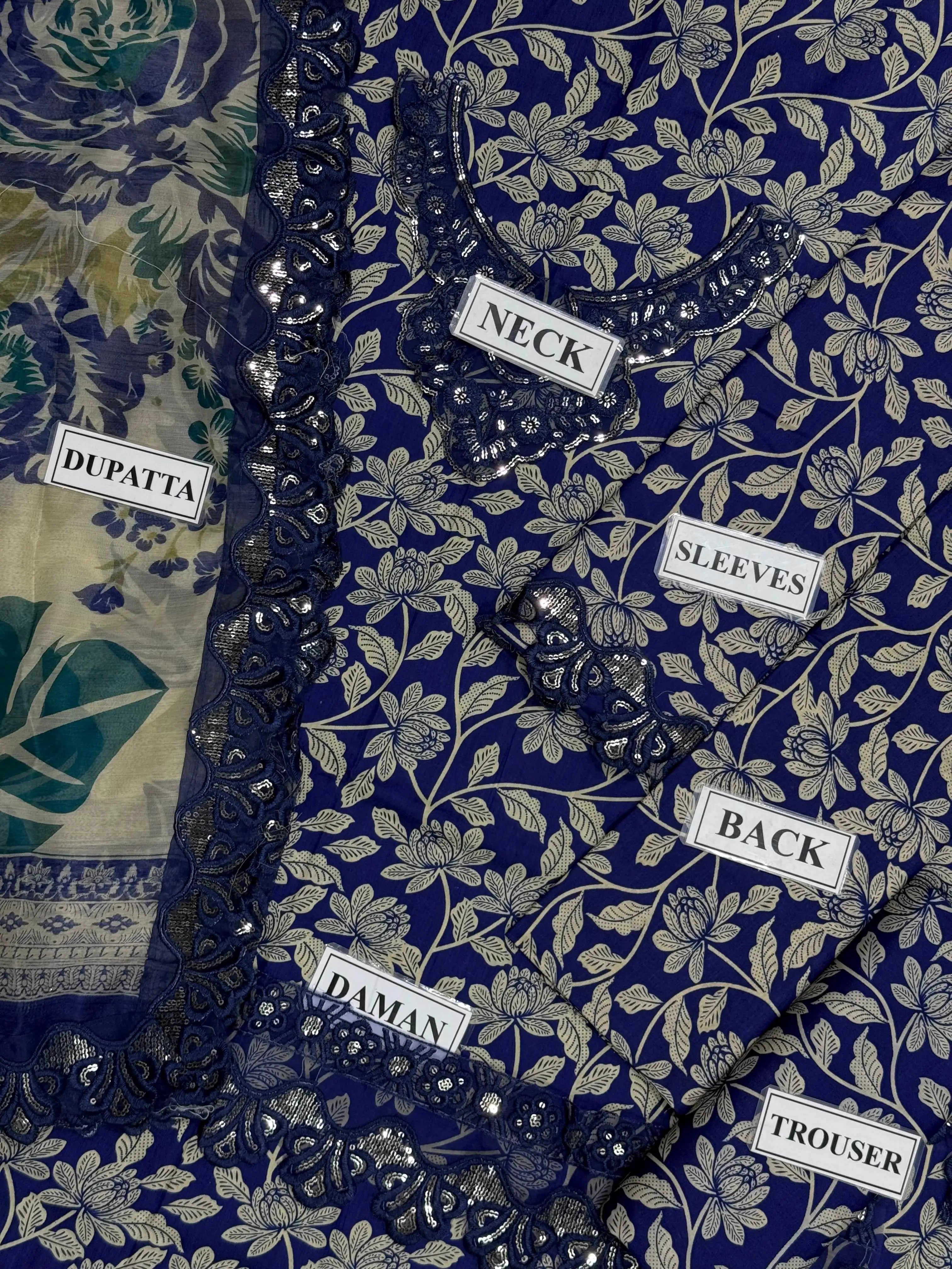 Sapphire Unstitch Lawn Collection